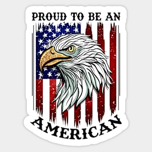 Proud to be American Sticker